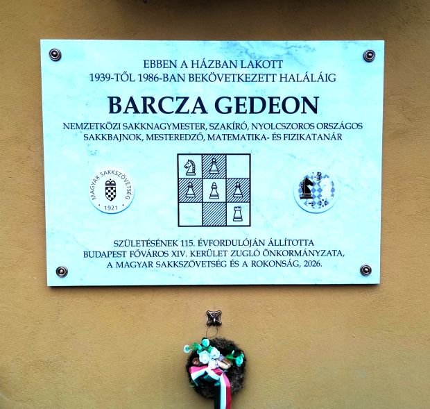 Barcza Gedeon eml�kt�bla 1.